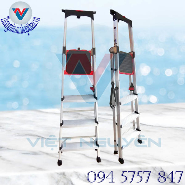 thang nhôm ghế Xstep XL -04 chữ A 1m giao nhanh 2h