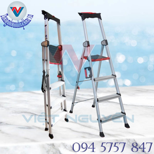 thang nhôm ghế tay vịn cao 1m Xstep XL -04 cao cấp giá tốt